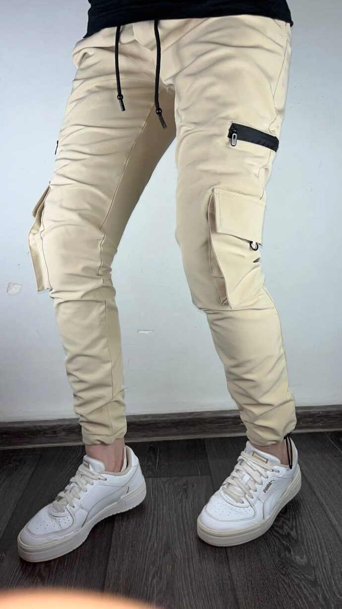 Pantalon Cargo Coupe Droite D16